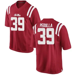 Ciaran Pedulla Ole Miss Rebels Men's Game Football College Jersey - Red