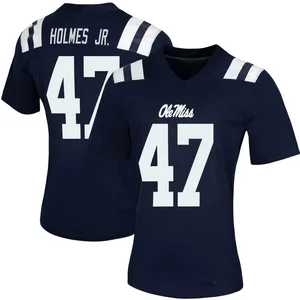 DeeJay Holmes Jr. Nike Ole Miss Rebels Women's Game Women Untouchable Football Jersey - Navy