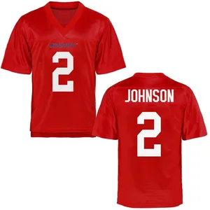 Men's Cedric Johnson Ole Miss Rebels Men's Replica Cardinal Football College Jersey