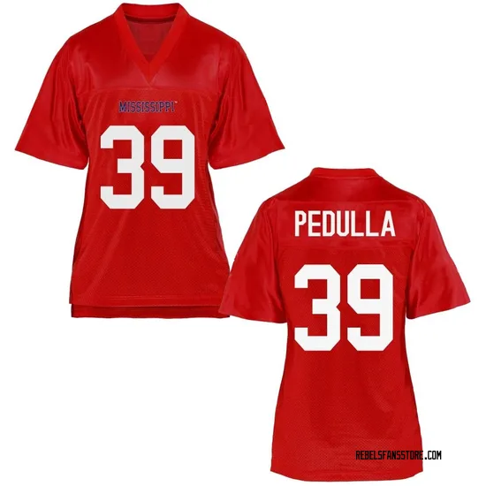 Women's Ciaran Pedulla Ole Miss Rebels Women's Replica Cardinal Football College Jersey