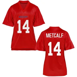 Women's D.K. Metcalf Ole Miss Rebels Women's Replica Cardinal Football College Jersey