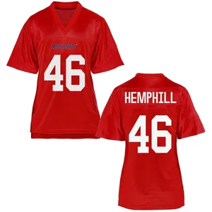 Women's Salathiel Hemphill Ole Miss Rebels Women's Replica Cardinal Football College Jersey